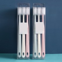 쁘띠마인 나노 마카롱 패밀리 삼색 칫솔 3종 세트, 2세트, 3개