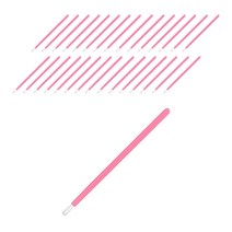 바로킵 일회용 립 메이크업 브러쉬, 핑크, 50개