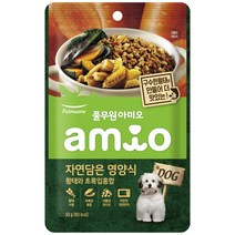 풀무원아미오 강아지 자연담은 영양식 황태와 초록입홍합, 황태, 50g, 10개