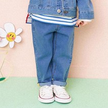 헤이미니 아동용 NEW 테이크이지베어 데님 팬츠