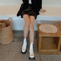인더슈 타임 투 고 밴딩 첼시 부츠 숏타입 5cm
