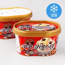 구구 크러스터 솔티카라멜 아이스크림, 660ml, 2개