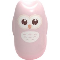 블루마켓 베이비 귀여운 케이스 네일 키트, 부엉이 핑크, 1세트