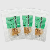 호천펫 강아지 수제간식 100g, 3개, 닭안심