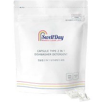 스웰데이 식기세척기 고농축 캡슐형 세제 30p, 1개, 240g