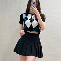 레몬티 테니스 캐주얼 데일리 주름 스커트 lkf22426