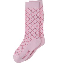 힐크릭 H242 패턴 조직 하프 니삭스, Pink