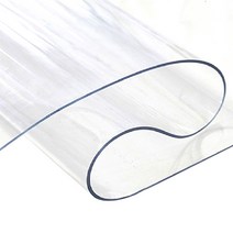 예피아 PVC 투명매트 모서리라운딩, 120cm x 210cm x 2mm, 투명
