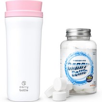 캐리보틀 시그니처360 텀블러 450ml + 발포세정제 5g x 30p 세트, 화이트(텀블러)