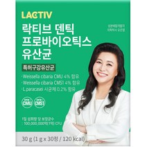 락티브 덴틱 프로바이오틱스 유산균 30g, 1개