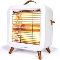 유니맥스 뉴트로 탁상용 미니 전기히터, UMH-524WT, 화이트