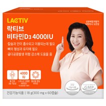 락티브 비타민D3 4000IU 18g, 1개