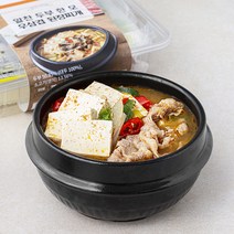 마이셰프 알찬 두부 한 모 우삼겹 된장찌개 밀키트, 590g, 1개
