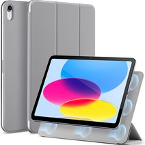 ESR 아이패드 슬림 폴리오 태블릿 케이스 EC251, 실버그레이
