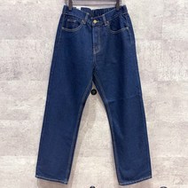 남성용 뒷밴딩 와이드 데님 팬츠 20007