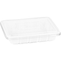 스완 국 찜 탕 도시락 실링 배달 일회 용기 2318 70호 1000ml x 100p 백색 + 뚜껑 100p 세트, 100개입, 1세트