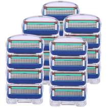 아베른 GEELY 5층 일회용 면도기 수동 칼날, 1개, 20개입