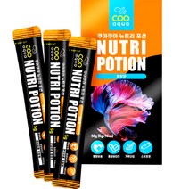 쿠아쿠아 뉴트리 포션 관상어 종합비타민, 10개, 5g