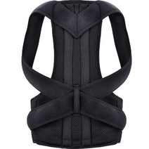 나음다름 성인 올바른 바른자세 벨트 XL 블랙, 1개