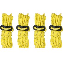 피삼십일 텐트 스트링 4p + 스토퍼 세트, 옐로우