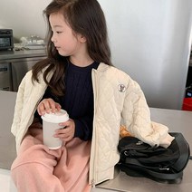 아동용 곰돌이 누빔 점퍼 CCV73GJP220