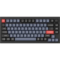 키크론 Q1 Knob Frame RGB 핫스왑 갈축 키보드 풀패키지, 카본 블랙, Keychron Q1 Knob M3, 텐키리스