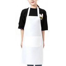 지앤와이 홀서빙 A형 앞치마, 2개, 화이트