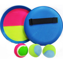 재미존 아동용 나이스 찍찍이 캐치볼 세트, 혼합색상