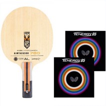 티마운트 탁구라켓 ST그립 KTS760 + 버터플라이 러버 2p 테너지05, KTS760(라켓), 테너지05(러버)
