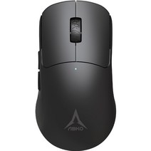 앱코 유무선 겸용 PAW3395 하이엔드 올라운더 게이밍 마우스 H150A, 블랙