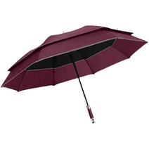 리온 2중 레이어 초대형 골프우산 HY589, 와인