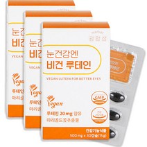 광합성 눈건강엔 비건 루테인, 500ml, 3박스