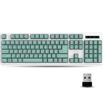 큐센 멤브레인 무선 키보드 + 키스킨, 민트, SEM-DT45 Plus Wireless, 일반형