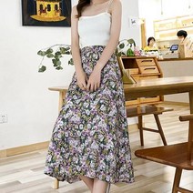여성용 스코글래 롱 플라워 스커트 CH-2214051