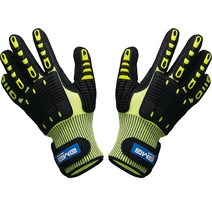 지엠지 진동 타격방지 장갑 TX5000 L, 혼합색상, 1개