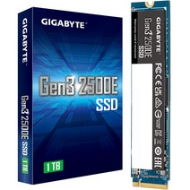 기가바이트 Gen3 2500E SSD, 1024GB, G325E1TB