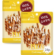 팜레시피 반려견 스틱 츄잉껌 10g x 24p, 2개, 연어