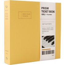 인디고 프리즘 티켓 콜렉트북 VER 2 112포켓, 28매, 밀키 옐로우