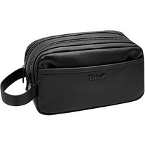 볼빅 투웨이 지퍼 골프파우치 필드용품 VAJPPC038BK, 블랙