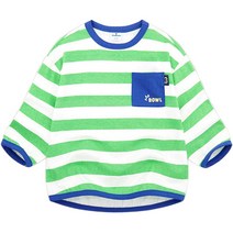 젤리스푼 아동용 클린 스트라이프 7부 티셔츠