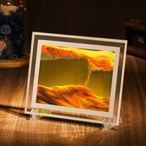 참리빙 모래멍 3D 액자 170 x 220 mm, 흑백황