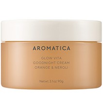아로마티카 글로우 비타 굿나잇 크림 오렌지 앤 네롤리, 90g, 1개