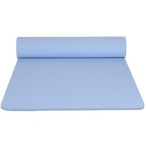 순잠 고급 TPE 미끄럼방지 요가 매트, 블루 1
