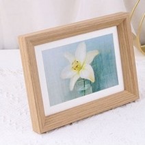 바디보 액자 13 x 18 cm, 원목색