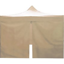 윈에어 캐노피천막 가림막 심플 일반 바람막이 4면, 베이지