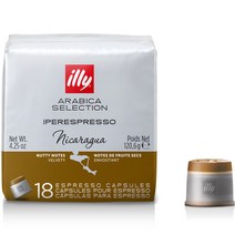 일리 아라비카 셀렉션 니카라과 캡슐커피 18p, 6.7g, 18개입, 1개