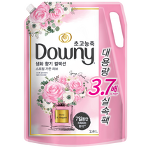 다우니 생화향기 컬렉션 섬유유연제 스프링 가든 러브 리필, 2.6L, 1개
