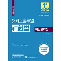 2023 해커스공무원 神(신) 헌법 핵심요약집