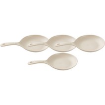 아띠홈 올더플레이트 손잡이 앞접시 4p, 크림