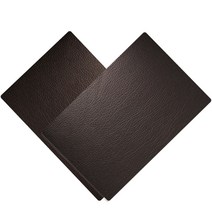 제로캔들 인조 가죽 보수 패치 2p, 흑갈색